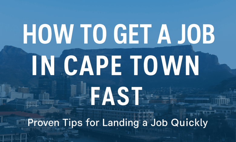 jobs in Cape Town
