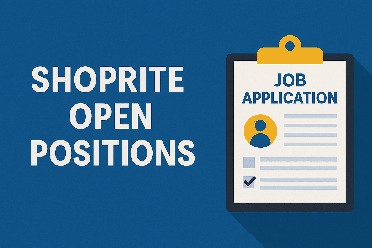 Shoprite open positions