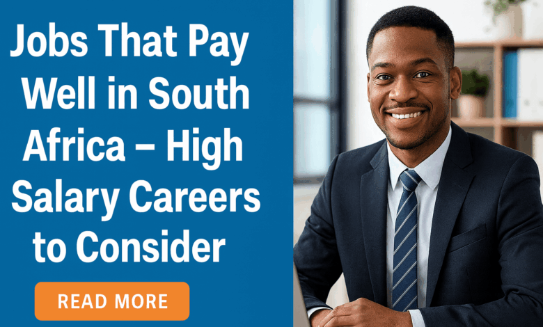 Jobs That Pay Well in South Africa